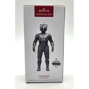 2024 Hallmark  Dr Who‎ Cyberman Keepsake Christmas Ornament New